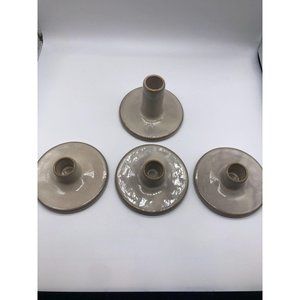 HEARTH and HAND Magnolia Stoneware Candle Holders